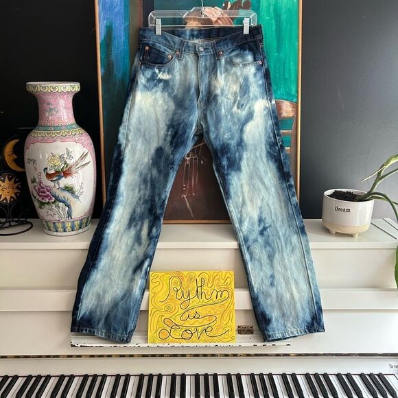 Levi’s 505 REGULAR FIT MEN'S JEANS 32x30 - Picture 14 of 15